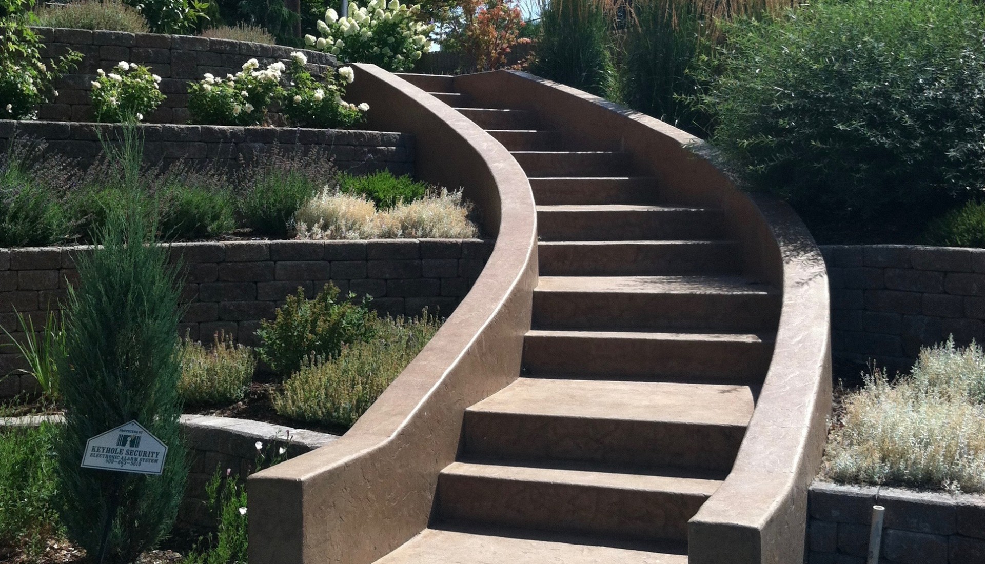 Landscaping Wenatchee Custom entry Staircase