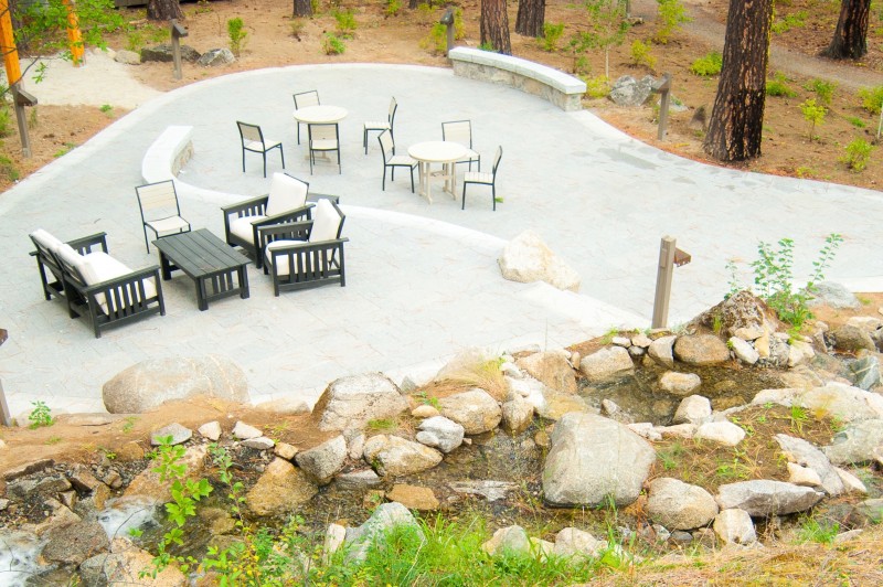 Granite patio Leavenworth, WA